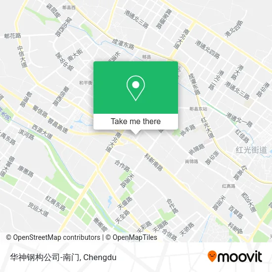 华神钢构公司-南门 map