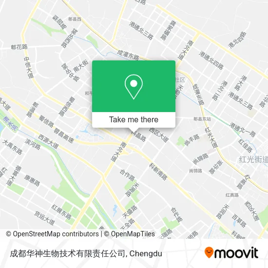 成都华神生物技术有限责任公司 map