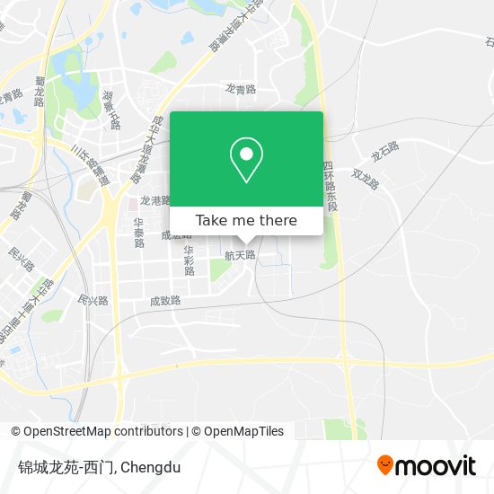 锦城龙苑-西门 map