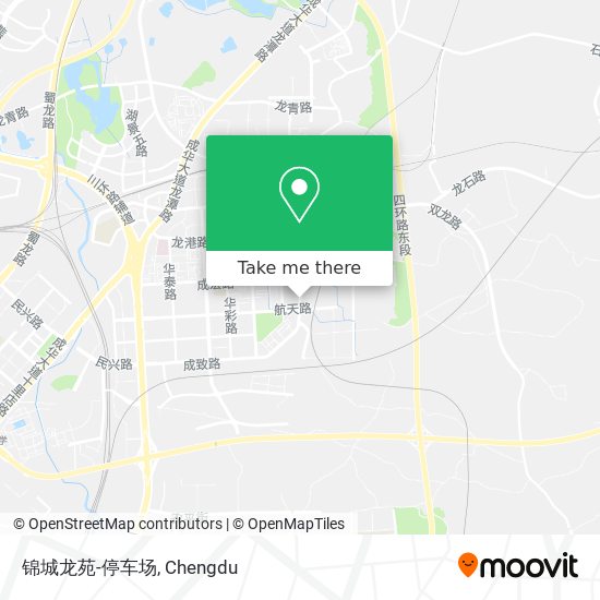 锦城龙苑-停车场 map