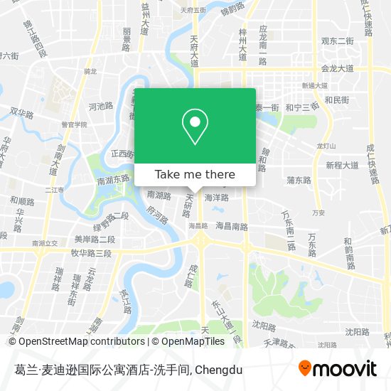 葛兰·麦迪逊国际公寓酒店-洗手间 map