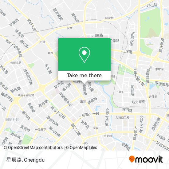 星辰路 map