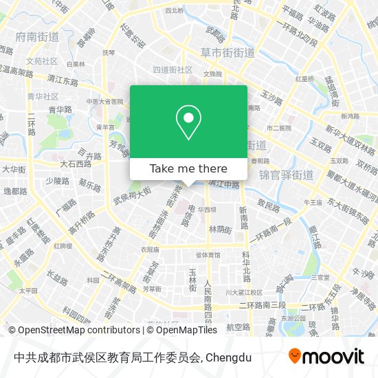 中共成都市武侯区教育局工作委员会 map