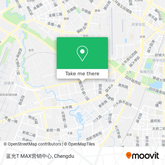 蓝光T MAX营销中心 map