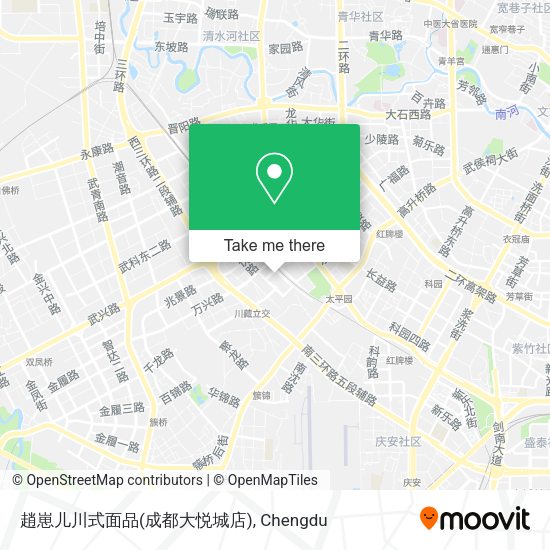 趙崽儿川式面品(成都大悦城店) map