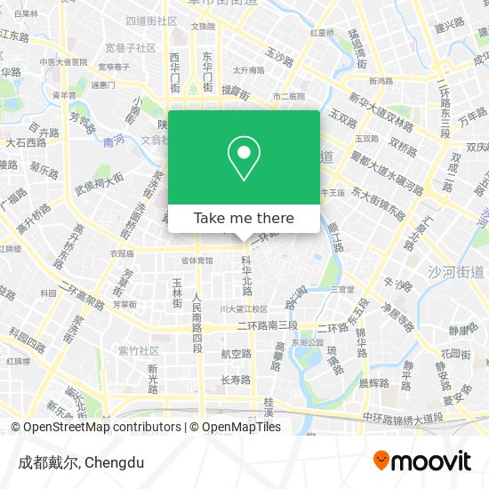 成都戴尔 map