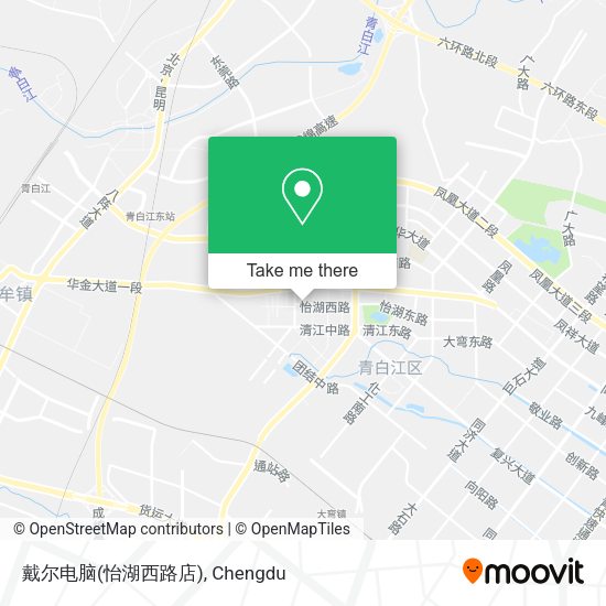 戴尔电脑(怡湖西路店) map