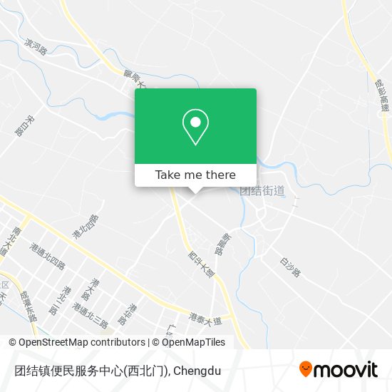 团结镇便民服务中心(西北门) map