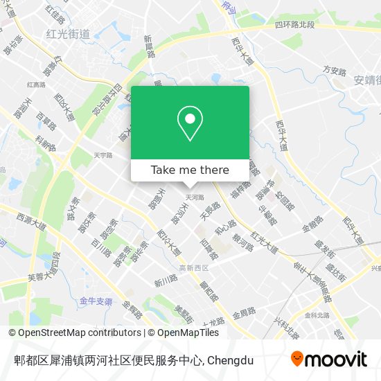 郫都区犀浦镇两河社区便民服务中心 map