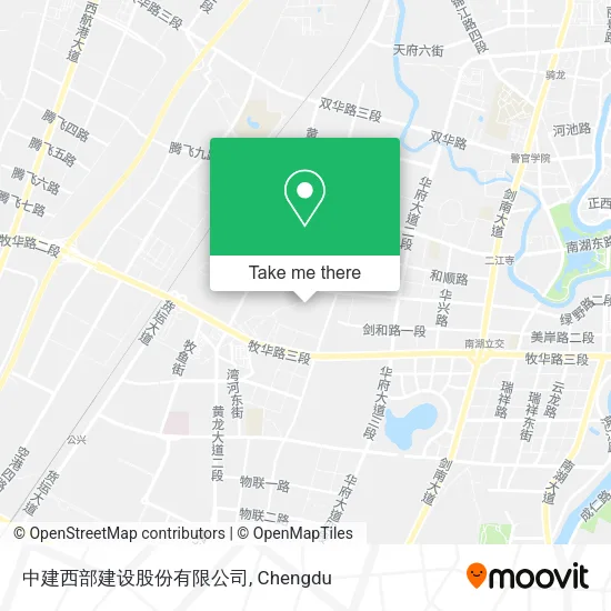 中建西部建设股份有限公司 map