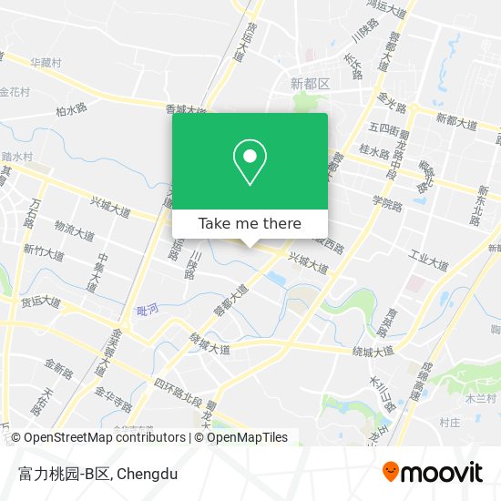 富力桃园-B区 map