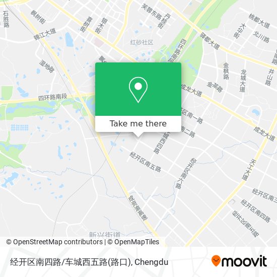 经开区南四路/车城西五路(路口) map