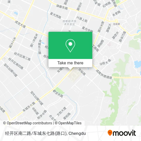经开区南二路/车城东七路(路口) map