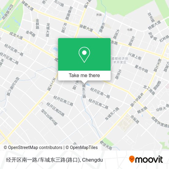 经开区南一路/车城东三路(路口) map