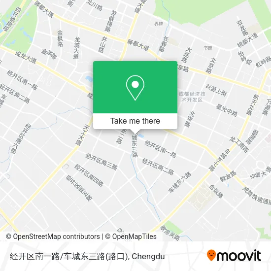 经开区南一路/车城东三路(路口) map