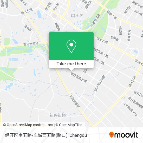 经开区南五路/车城西五路(路口) map