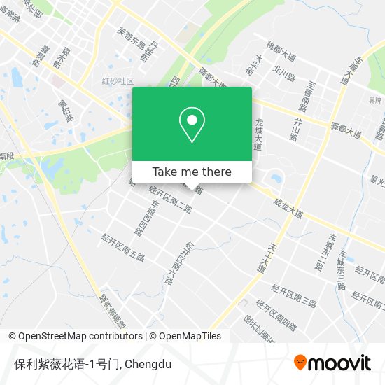 保利紫薇花语-1号门 map