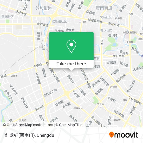 红龙虾(西南门) map