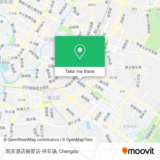凯宾酒店丽景店-停车场 map