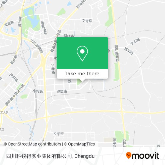 四川科锐得实业集团有限公司 map
