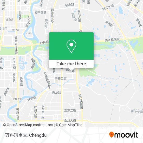 万科璟南堂 map