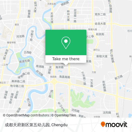 成都天府新区第五幼儿园 map