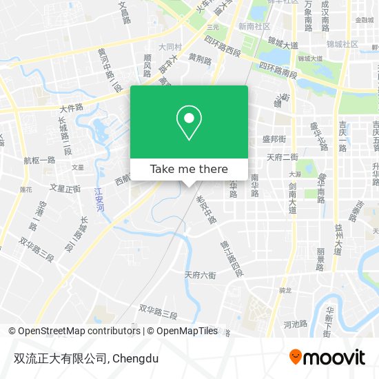 双流正大有限公司 map