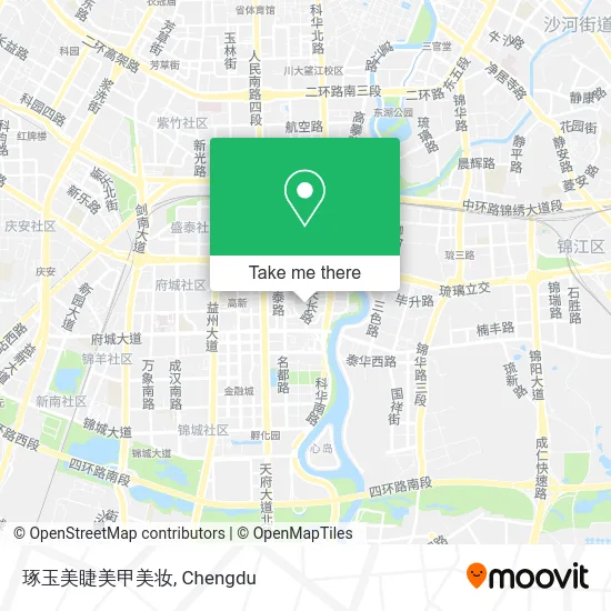琢玉美睫美甲美妆 map