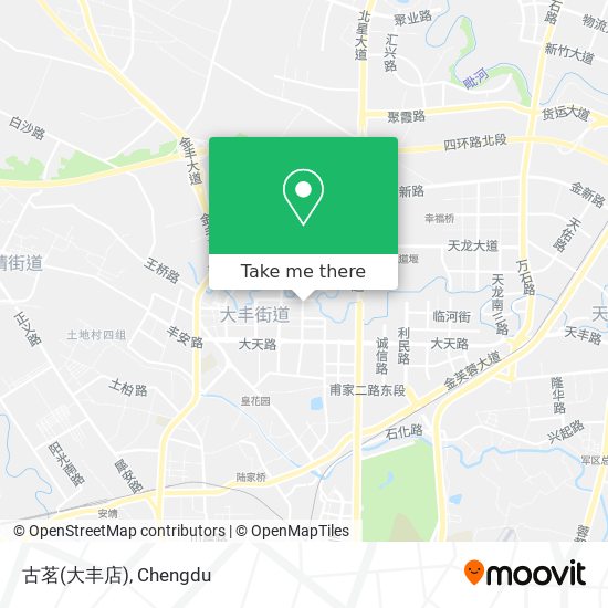 古茗(大丰店) map