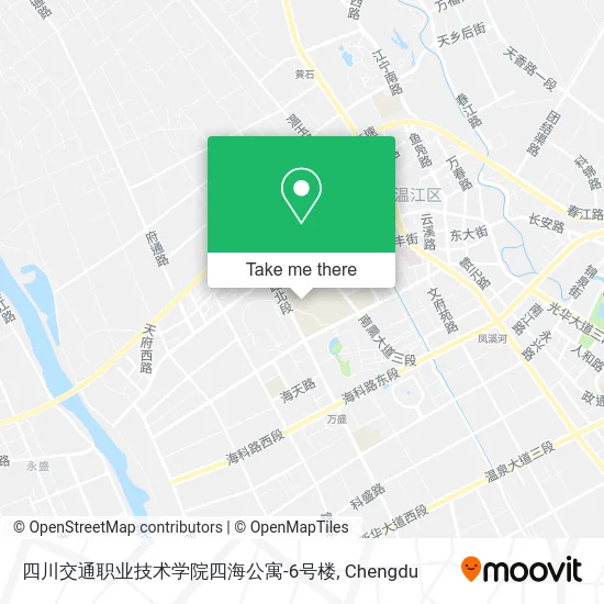 四川交通职业技术学院四海公寓-6号楼 map