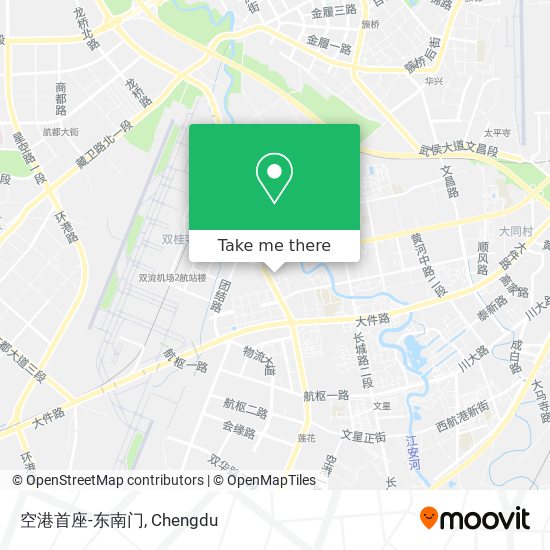空港首座-东南门 map