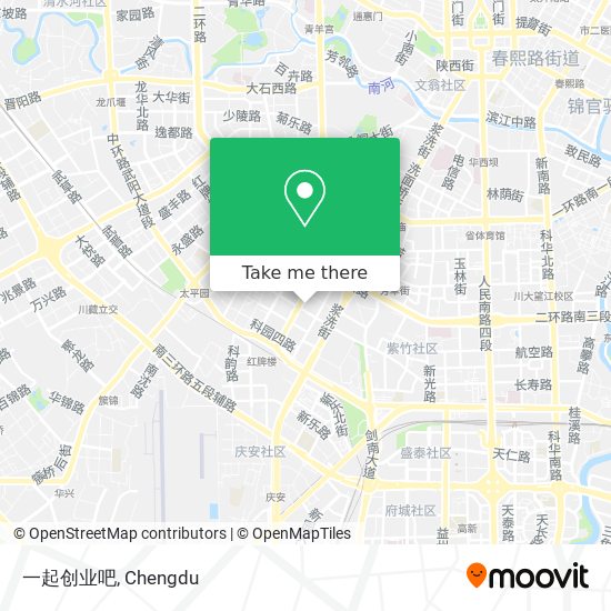 一起创业吧 map