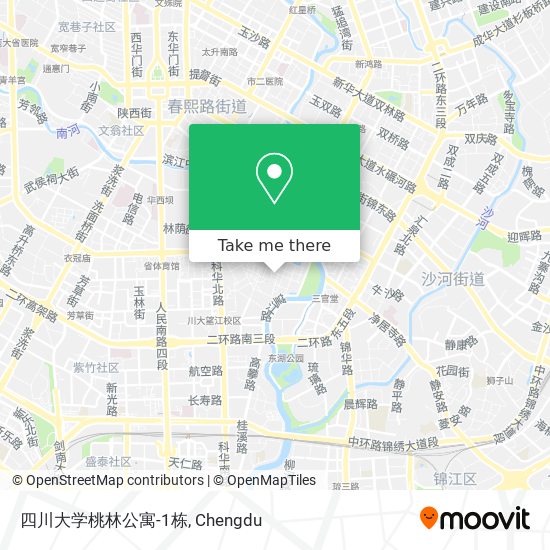 四川大学桃林公寓-1栋 map