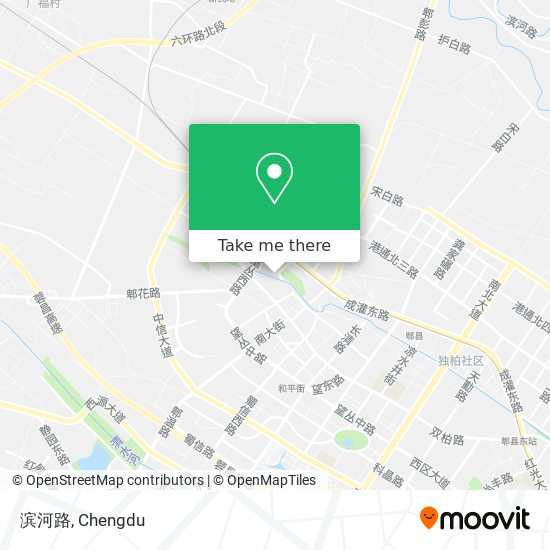 滨河路 map