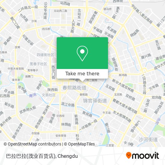 巴拉巴拉(茂业百货店) map