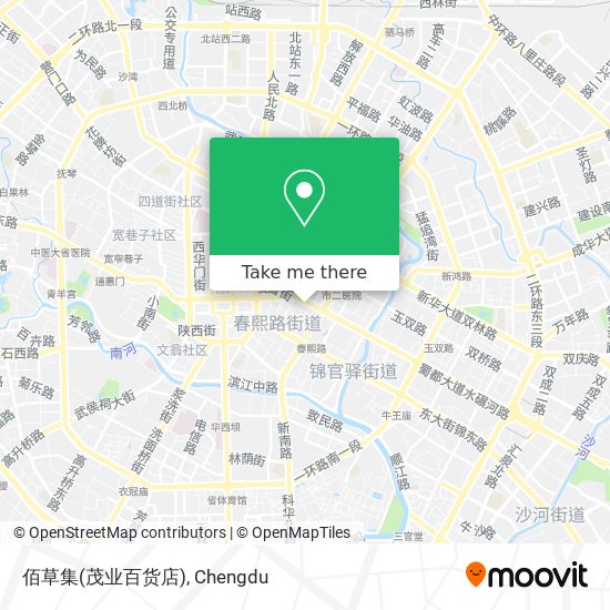 佰草集(茂业百货店) map