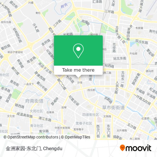 金洲家园-东北门 map
