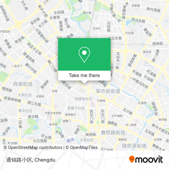通锦路小区 map