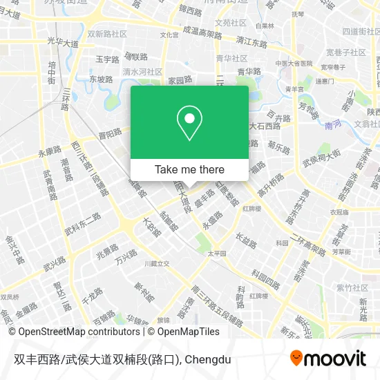 双丰西路/武侯大道双楠段(路口) map