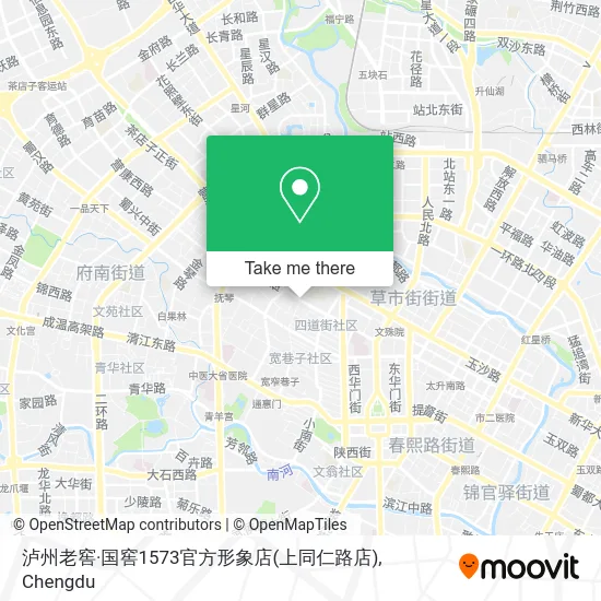 泸州老窖·国窖1573官方形象店(上同仁路店) map