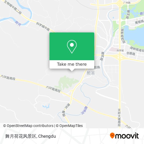 舞月荷花风景区 map