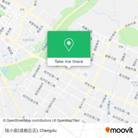 陆小面(成都总店) map