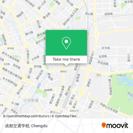 成都交通学校 map