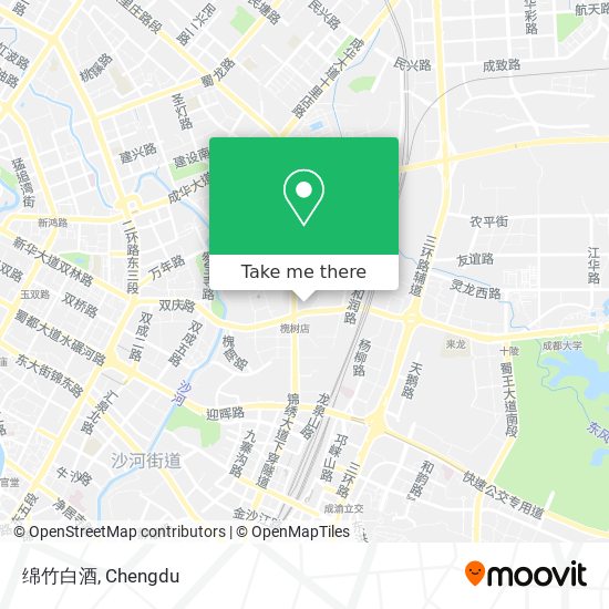绵竹白酒 map