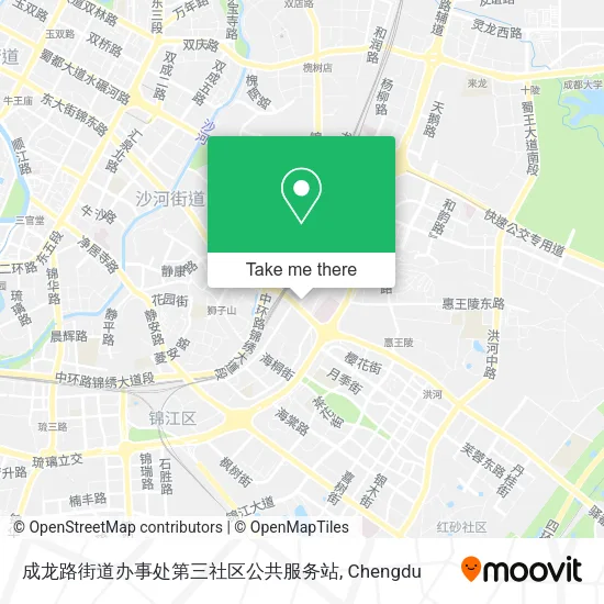 成龙路街道办事处第三社区公共服务站 map