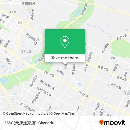M&G(天府逸家店) map