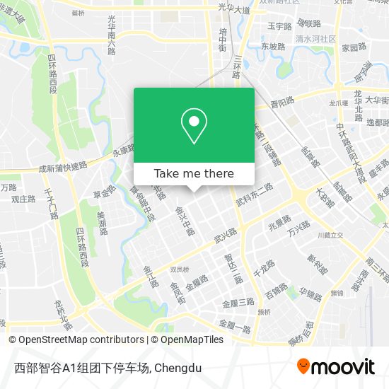 西部智谷A1组团下停车场 map