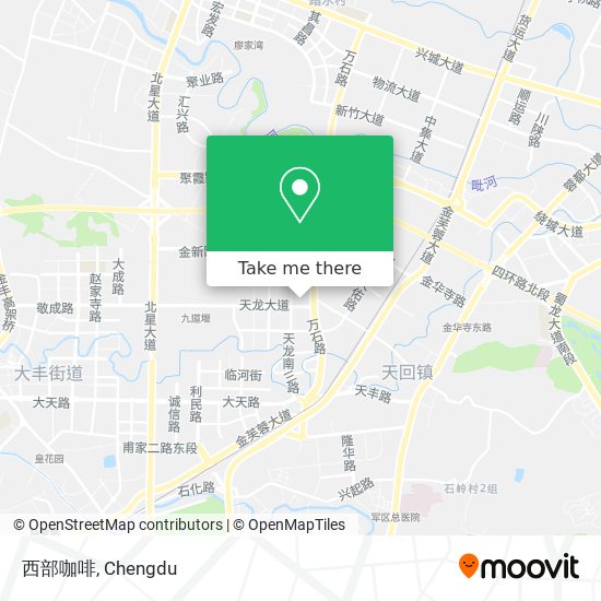 西部咖啡 map