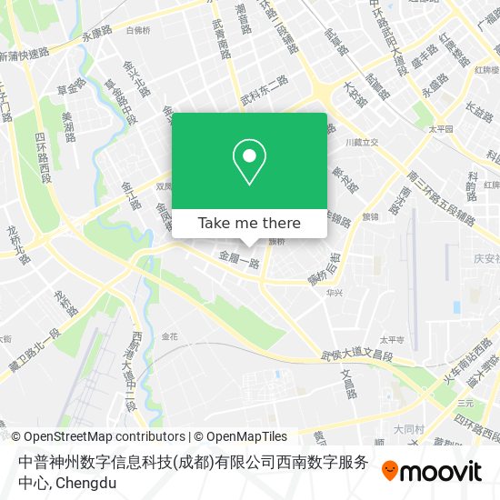 中普神州数字信息科技(成都)有限公司西南数字服务中心 map