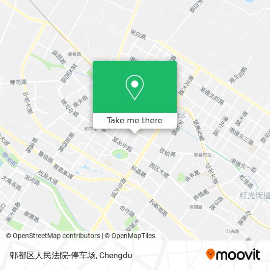 郫都区人民法院-停车场 map
